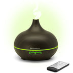 Humidificador Phoenix Zeno2 400 Ml Marron Oscuro Con Control Remoto