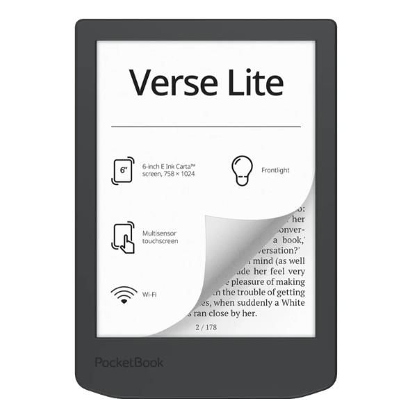 Pocketbook Verse Lite Midnight Grey / Lector De Libros Electrónicos 6" 8gb