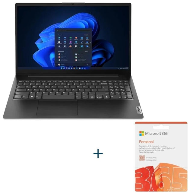 Lenovo V15 AMD R3-7320U W11H 15.6"+O365 personal Hover Image