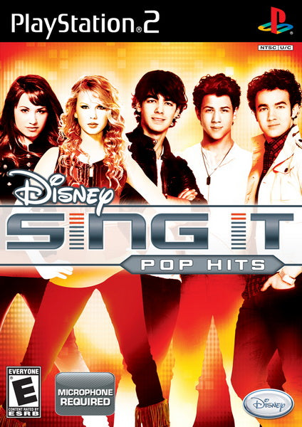 Disney Sing It: Pop Hits Sony Playstation 2 PS2 Hover Image