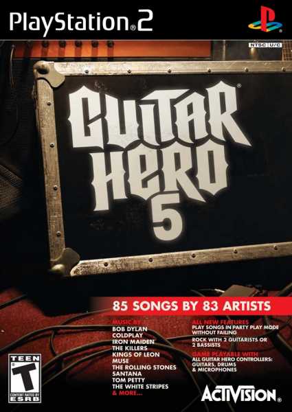 Guitar Hero 5 Sony Playstation 2 PS2