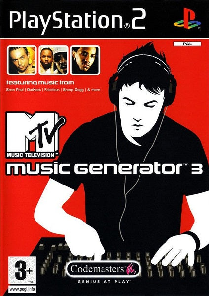 Mtv Music Generation 3 Sony Playstation 2 PS2