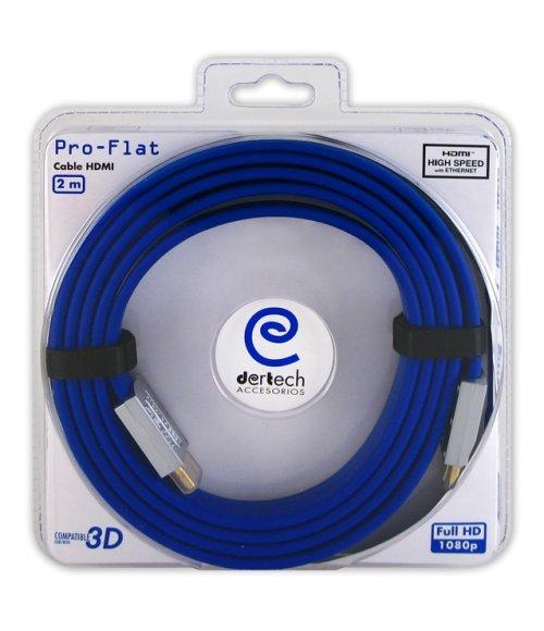 Dertech Cable Hdmi Pro-flat 3d Full Hd Sony Playstation 3 PS3 Hover Image