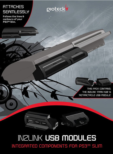 Gioteck In2link Usb Modules Sony Playstation 3 PS3 Hover Image