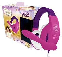 Indeca Stereo Gaming Headset Violetta Sony Playstation 3 PS3 Hover Image