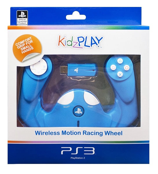 Kidzplay Mando Infantil Racing Motion Oficial L.sony Azul Sony Playstation 3 PS3 Hover Image