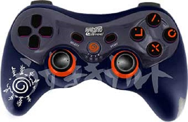 Naruto Shippuden Pro Controller Wireless Sony Playstation 3 PS3 Hover Image