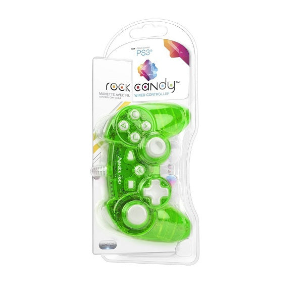 Pdp Rock Candy Wired Controller Verde Fluorescente Sony Playstation 3 PS3 Hover Image
