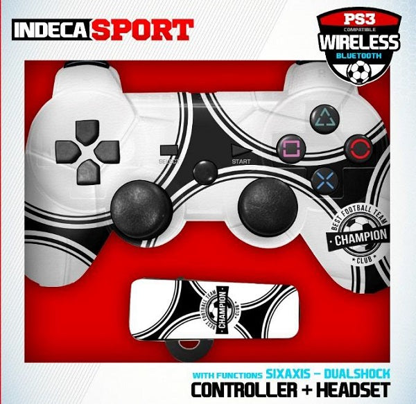 Indeca Pack Sport 2016 (wireless Controller + Headset) Sony Playstation 3 PS3 Hover Image