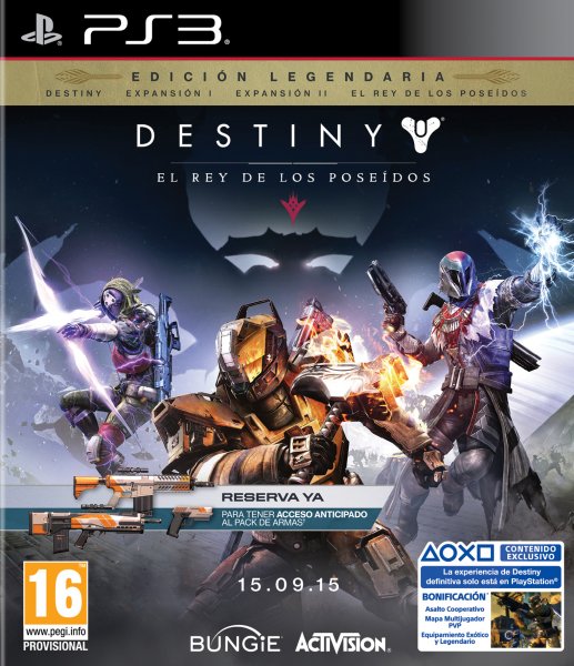 Destiny: El Rey De Los Poseídos Ed. Legendaria Sony Playstation 3 PS3 Hover Image