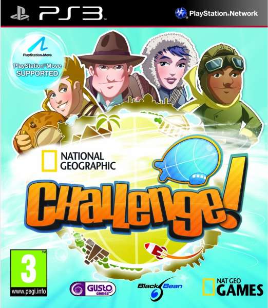 National Geographic Challenge Sony Playstation 3 PS3 Hover Image