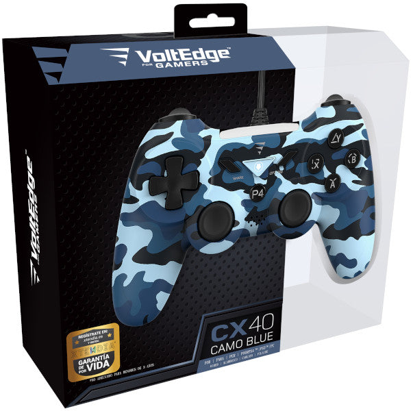 Mando Voltedge Wired Controller Cx40 Camo Blue (ps3/pc) Playstation 4 PS4 Hover Image
