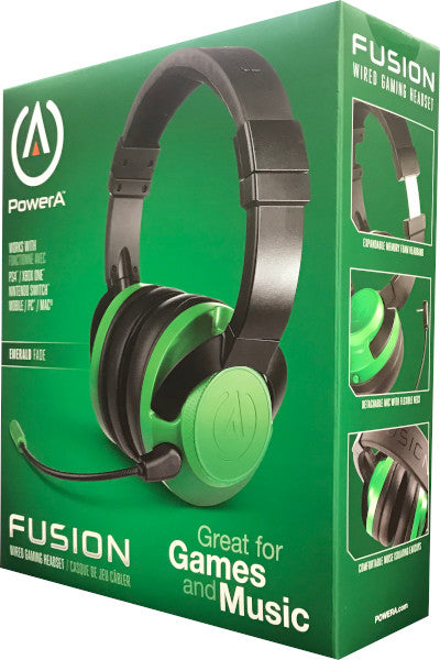 Cascos Power A Fusion Wired Gaming Headset Emerald Fade (ps4/xbone/switch/pc/mac) Playstation 4 PS4 Hover Image