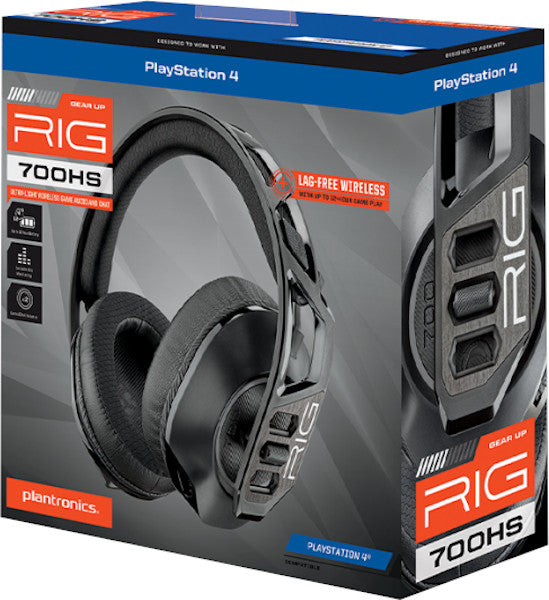 Cascos Plantronics Gaming Headset Rig 700hs Black (negro) Playstation 4 PS4