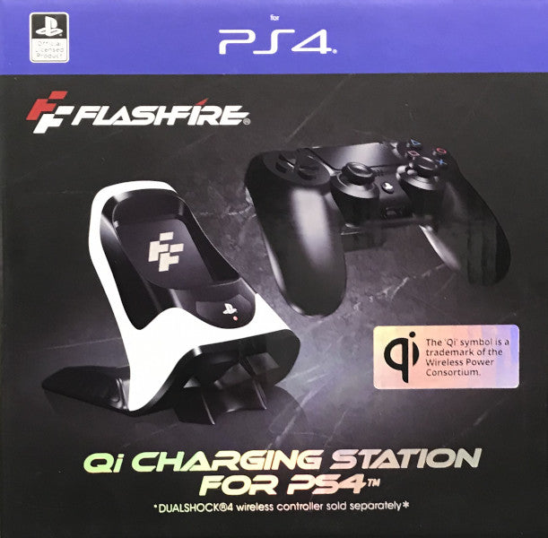 Estación de carga Flashfire Qi Charging Station Con Receptor Inalambrico (official) Playstation 4 PS4 Hover Image