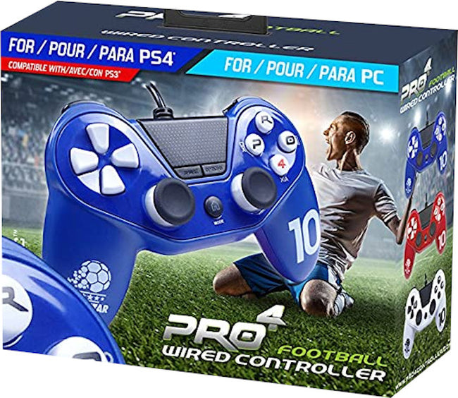 Mando Pro 4 Football Wired Controller Azul (blue) (ps4/ps3/pc) Playstation 4 PS4 Hover Image