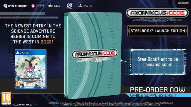 Anonymous Code Steelbook Launch Edition Sony Playstation 4 PS4 Hover Image