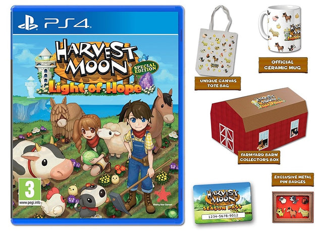 Harvest Moon: Light Of Hope Ed. Coleccionista Sony Playstation 4 PS4 Hover Image