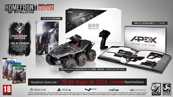 Homefront: The Revolution Goliath Edition Sony Playstation 4 PS4 Hover Image