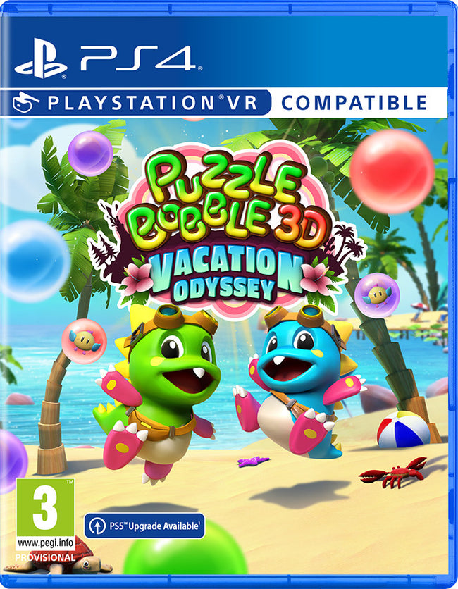 Puzzle Bobble 3d: Vacation Odyssey (vr) Sony Playstation 4 PS4 Hover Image