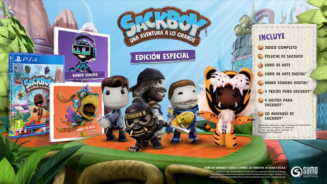 Sackboy: Una Aventura A Lo Grande Edicion Especial Sony Playstation 4 PS4 Hover Image