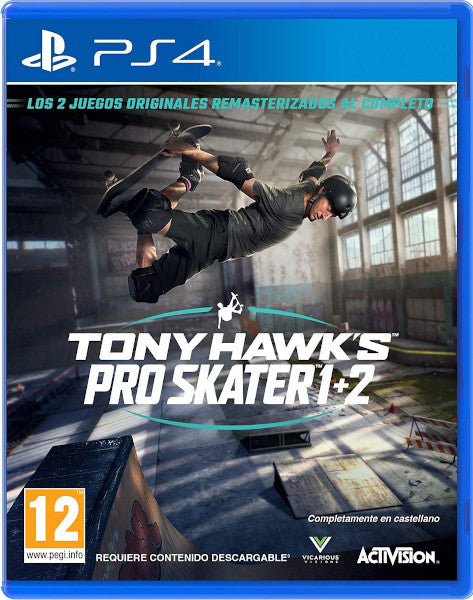 Tony Hawks Pro Skater 1+2 Sony Playstation 4 PS4 Hover Image