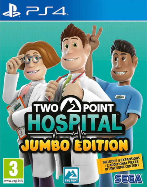 Two Point Hospital:jumbo Edition (incluye 4 Expansiones Y 2 Dlcs) Sony Playstation 4 PS4 Hover Image
