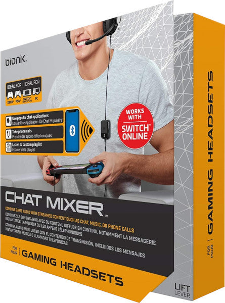 Cascos Bionik Chat Mixer Gaming Headset (ps4/xbx/xbo/nsw/lite) Playstation 5 PS5 Hover Image