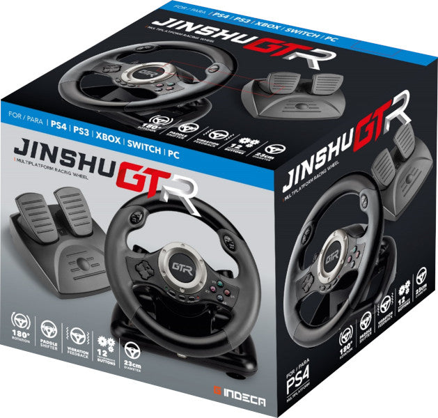 Volante Indeca Racing Wheel Jinshu Gtr (ps4/xbox/ Switch/pc) Playstation 5 PS5