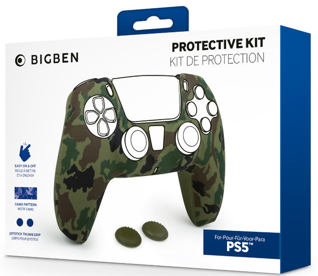 Accesorio Nacon Protective Kit Silicona + 2 Thumb Sticks Camo Playstation 5 PS5 Hover Image