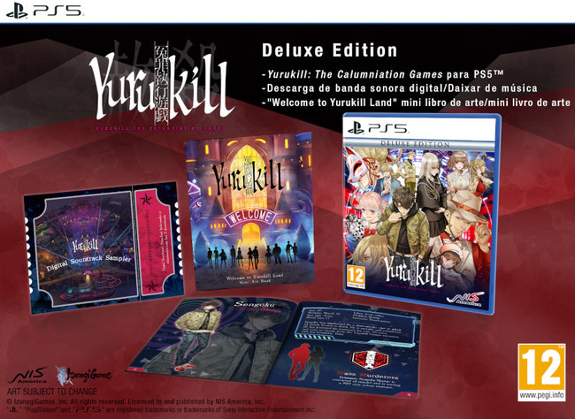 Yurukill: The Calumniation Games Deluxe Edition Sony Playstation 5 PS5 Hover Image