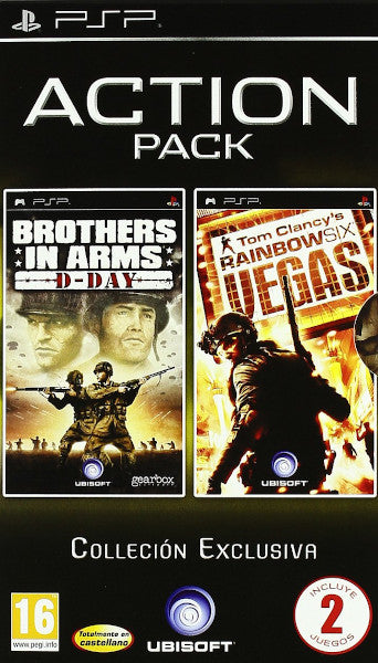 Brothers In Arms + R.six:vegas PSP Hover Image