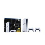 Consola White Digital Slim Edition (825gb) + 2 Dualsense Wireless Controller