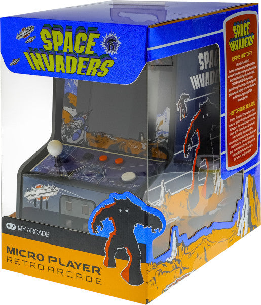 RETRO Consola Retro Arcade Micro Player Space Invaders
