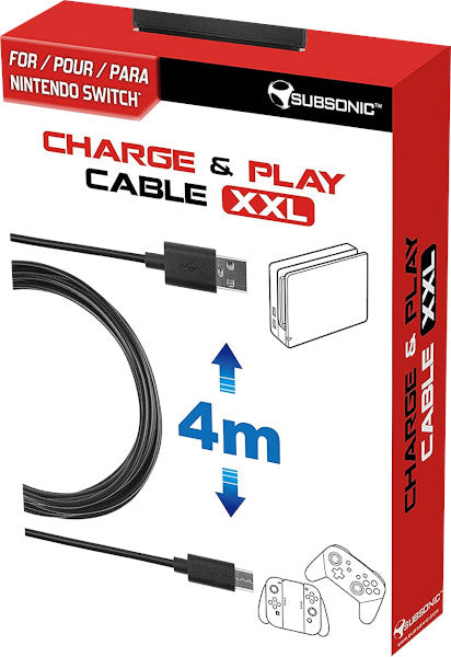 Cable Subsonic Charge & Play Cable Xxl 4m