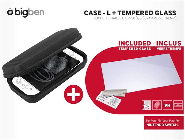 Accesorio Bigben Case-l & Tempered Glass Screen Protecor (switch / Oled / Lite ) Hover Image