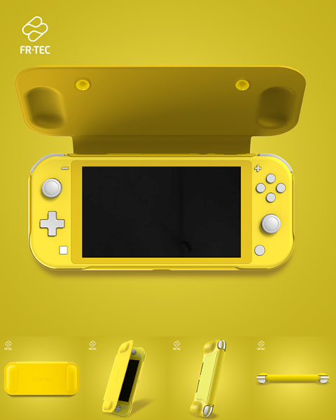 Switch Lite Fr-tec Flip Case Yellow (amarillo) (lite) Hover Image