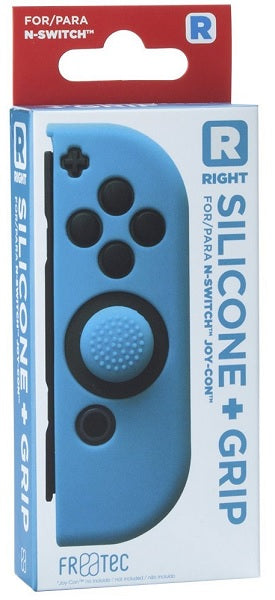 Funda de silicona Fr-tec Silicone + Grip For Joy-con Derecho (right) Azul Hover Image