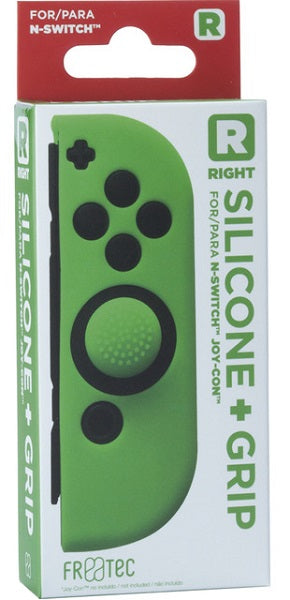 Funda de silicona Fr-tec Silicone + Grip For Joy-con Derecho (right) Verde Hover Image
