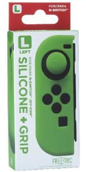 Funda de silicona Fr-tec Silicone + Grip For Joy-con Izquierdo (left) Verde Hover Image