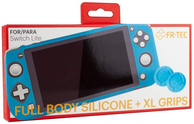 Funda de silicona Fr-tec Full Body Silicone + 2 Xl Grips Azul (lite) Hover Image