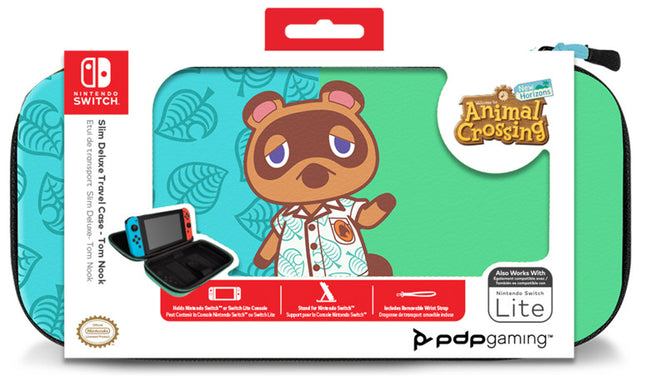 Accesorio Pdp Slim Deluxe Travel Case Animal Crossing New Horizon Tom Nook (lite) Hover Image