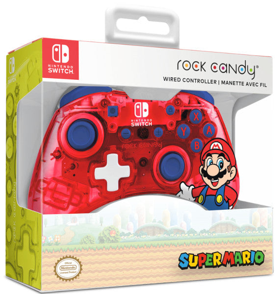 Mando Pdp Rock Candy Wired Controller Super Mario Red (rojo/mario) ( Switch 2 ) Hover Image