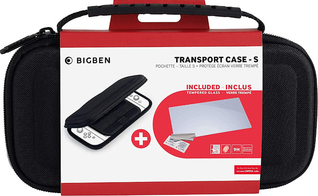 Accesorio Bigben Transport Case-s Black (negro) Funda + Cristal Templado (lite) Hover Image