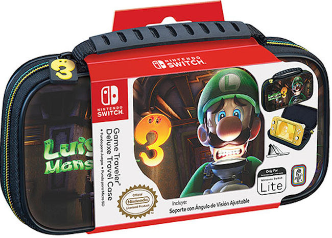 Switch Lite Game Traveler Deluxe Case Luigi`s Mansion 3 (lite) Nls148l Hover Image