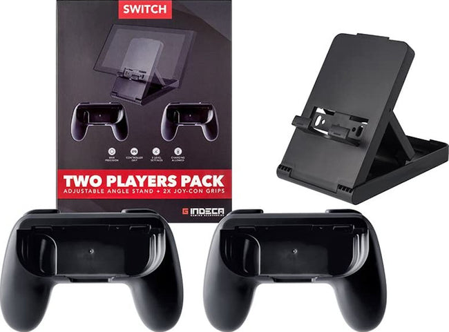 Funda Indeca Two Player Pack (adjustable Angle Stand + 2x Joy-con Grips) Hover Image