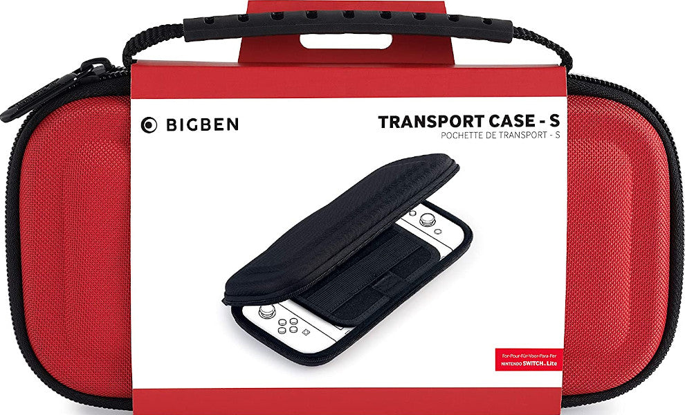 Switch Lite Bigben Transport Case-s Red (roja) (lite)