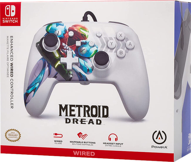 Mando Power A Enhanced Wired Controller Metroid Dread Hover Image