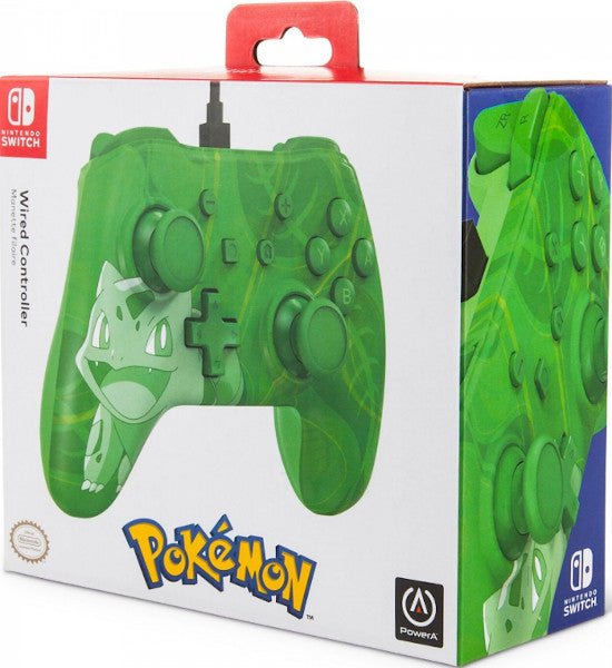 Mando Power A Pokemon Wired Controller Bulbasaur Overgrow Hover Image