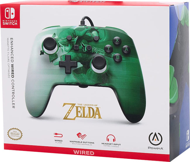 Mando Power A Enhanced Wired Controller The Legend Of Zelda Heroic Link Hover Image